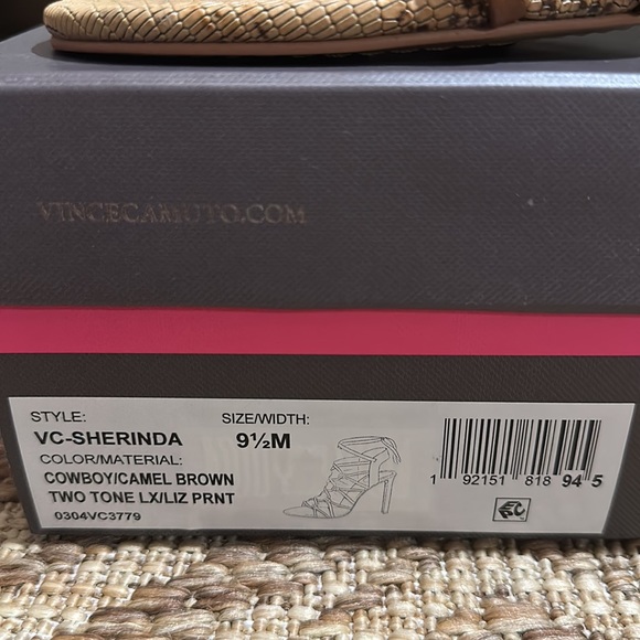 BRAND NEW! Vince Camuto VC-SHERINDA Lace Up Heel - Picture 2 of 8